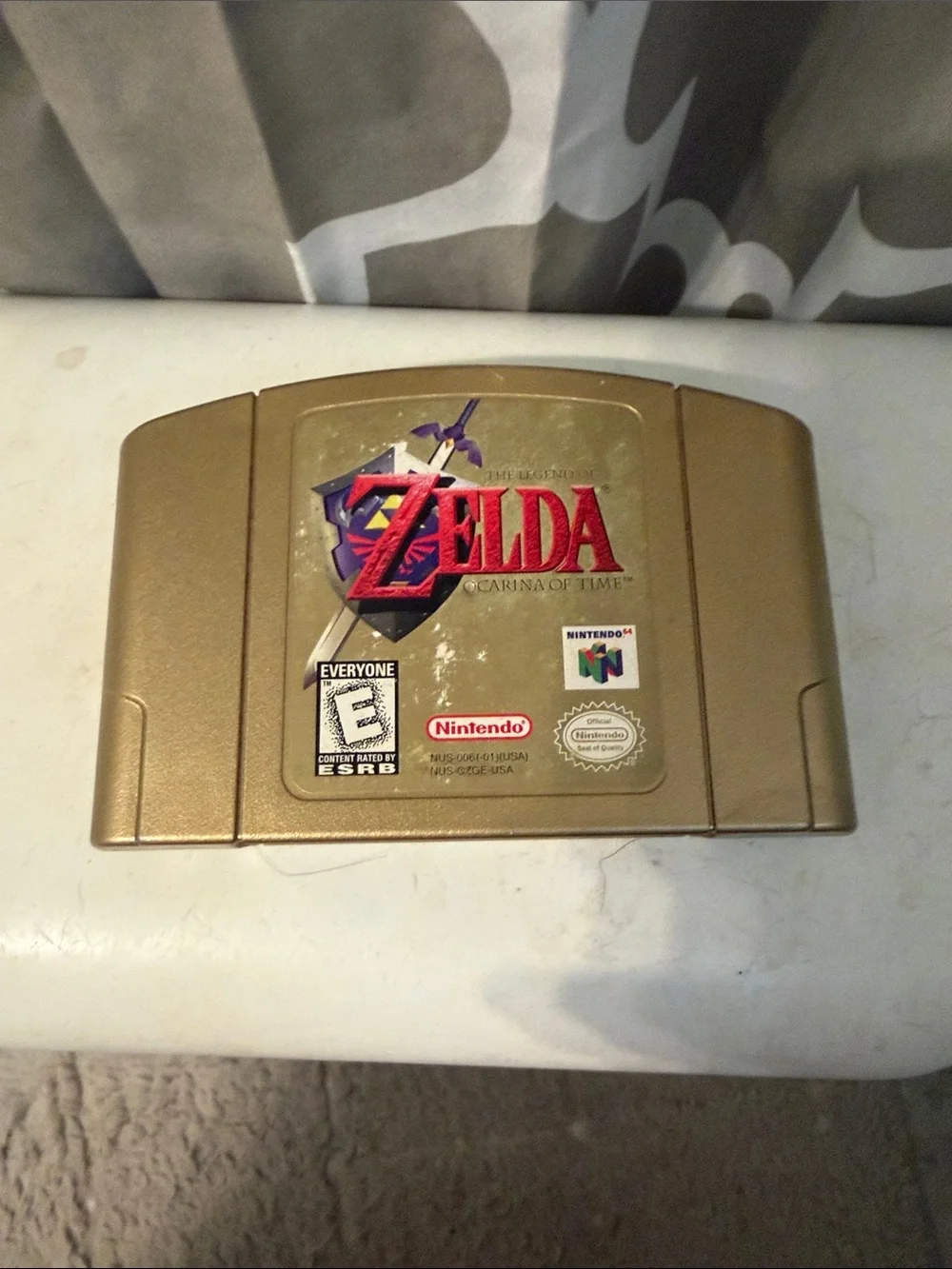 Nintendo Gold The Legend of Zelda: Ocarina of Time N64 Cartridge